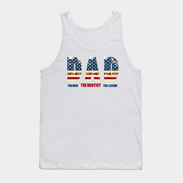 DENTIST DAD Tank Top by dentist_family